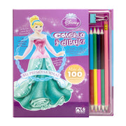 Novelty, Libro Combina y Dibuja Princesa, Disney, Princesas, Libros para Colorear