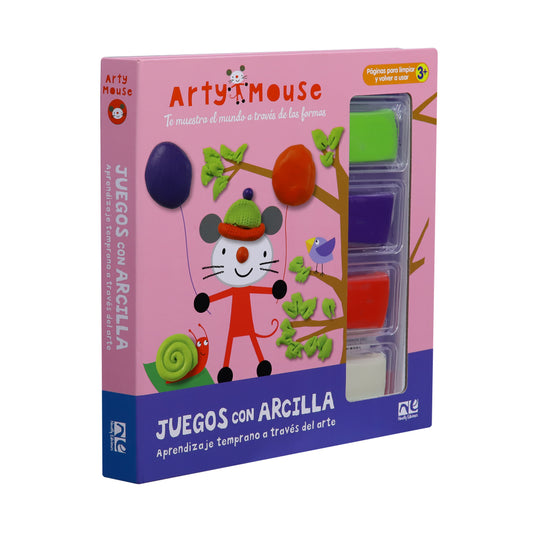 Libro Infantil de Actividades Arty Mouse Juegos con Arcilla - Novelty