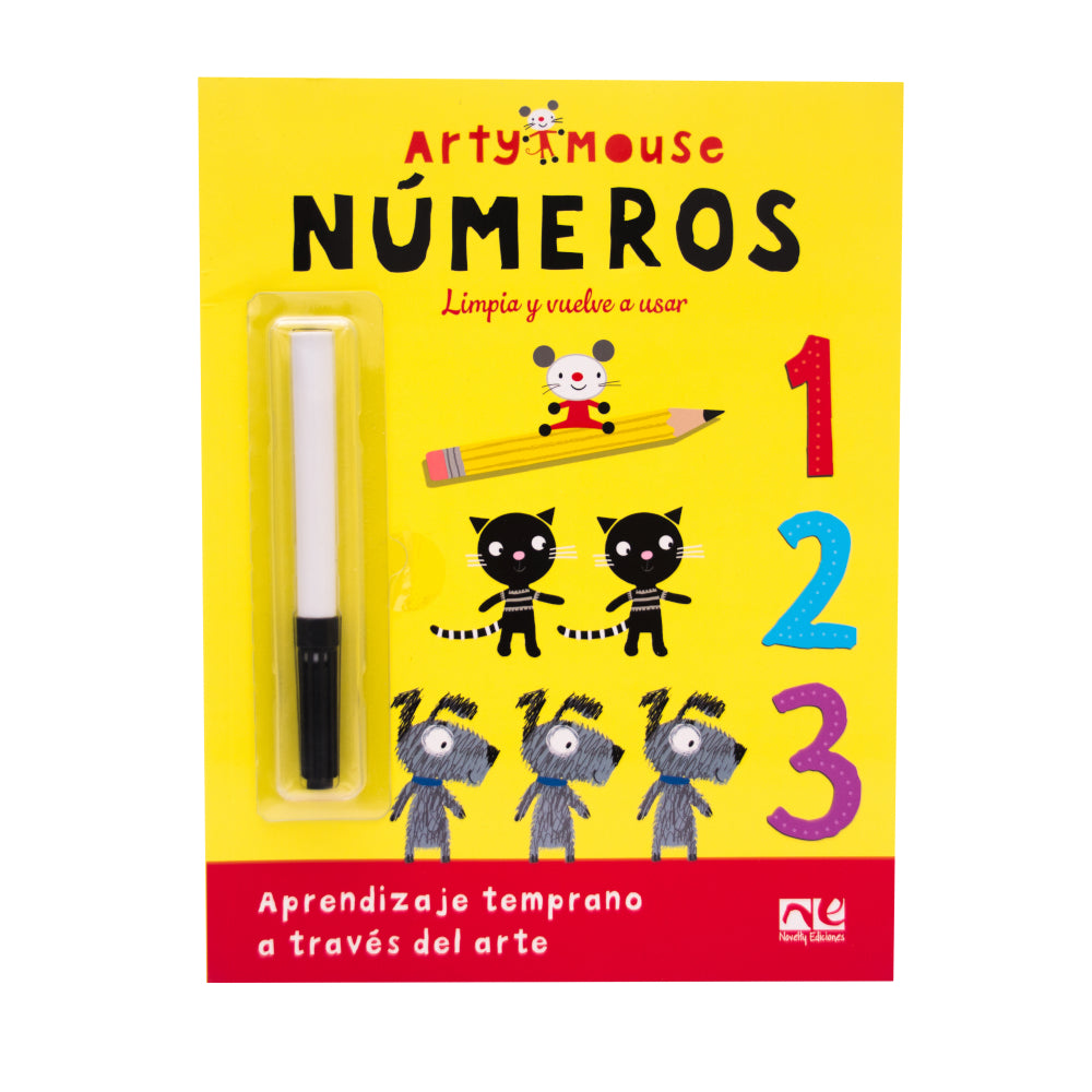 Libro Infantil Arty Mouse Números - Novelty