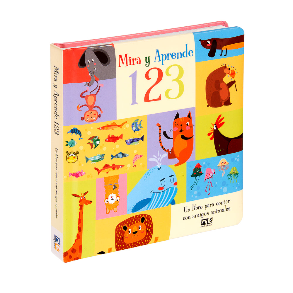 Libro Preescolar Mira y Aprende 123 - Novelty