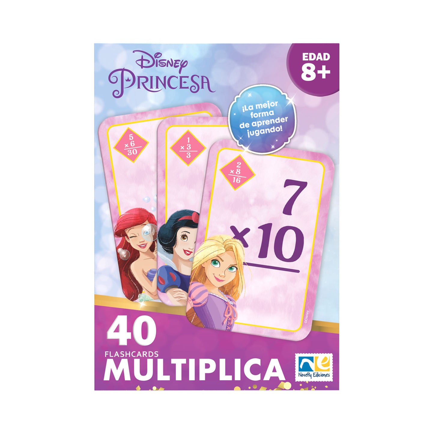 Flashcards Multiplicaciones Disney Princesas